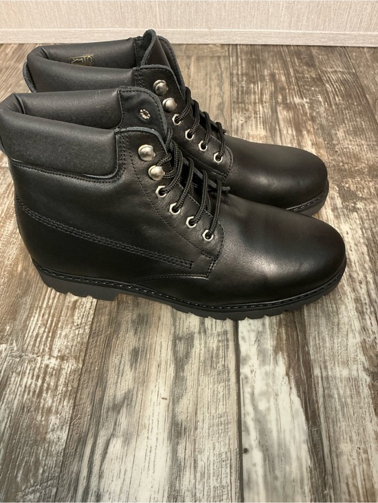 Men\'s Black Ankle Lace-Up Work Boots Size 41=US Size 8 main image 12
